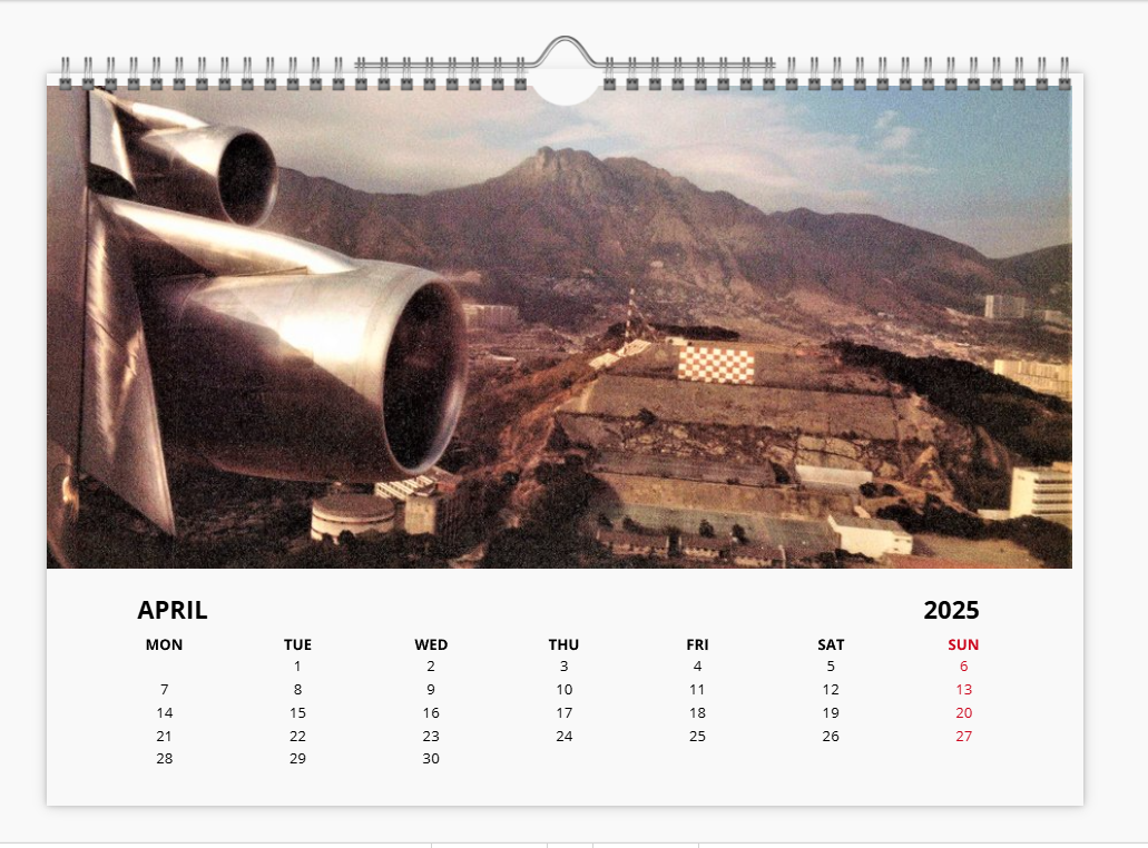 BRITISH AIRWAYS BOEING 747 QUEEN OF THE SKIES 2025 Tribute Calendar A4 WALL Calendar