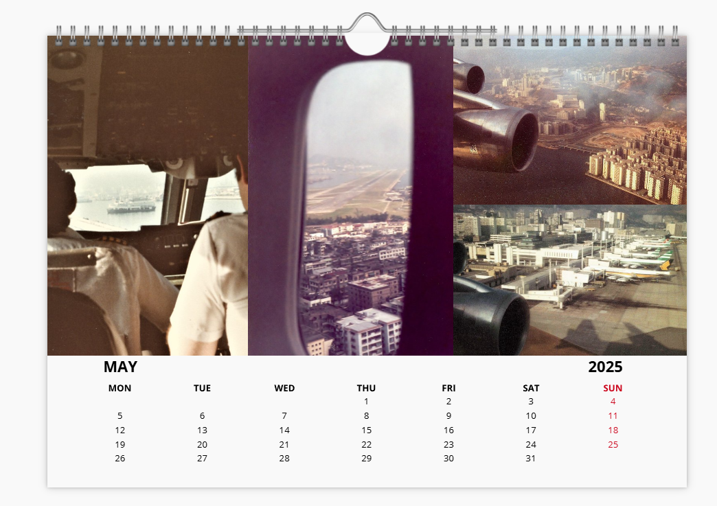BRITISH AIRWAYS BOEING 747 QUEEN OF THE SKIES 2025 Tribute Calendar A4 WALL Calendar