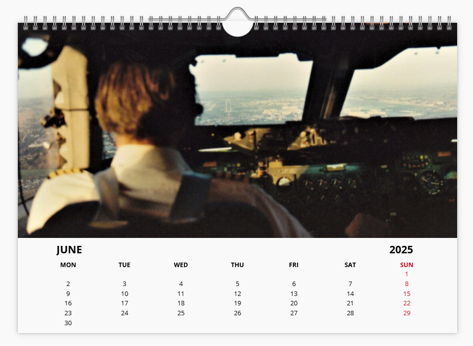 BOEING 747F FREIGHTER CARGO 2025 Tribute Calendar A4 WALL Calendar