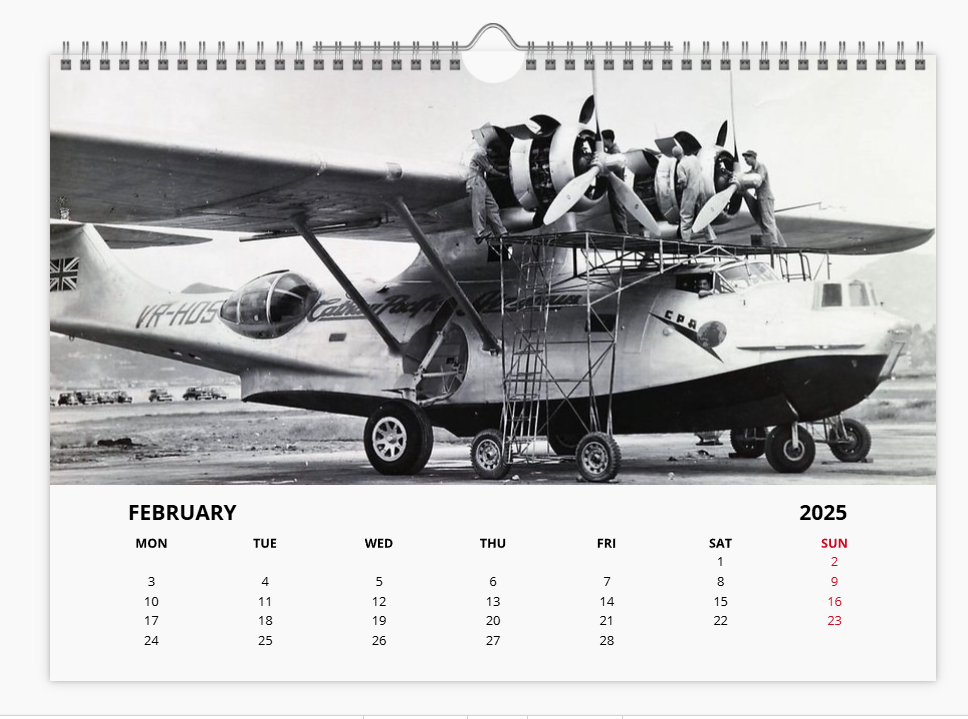 KAI TAK HONG KONG AIRPORT 2025 Tribute Calendar A4 WALL Calendar