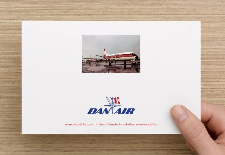 Dan Air London BAC 111 Birthday Card