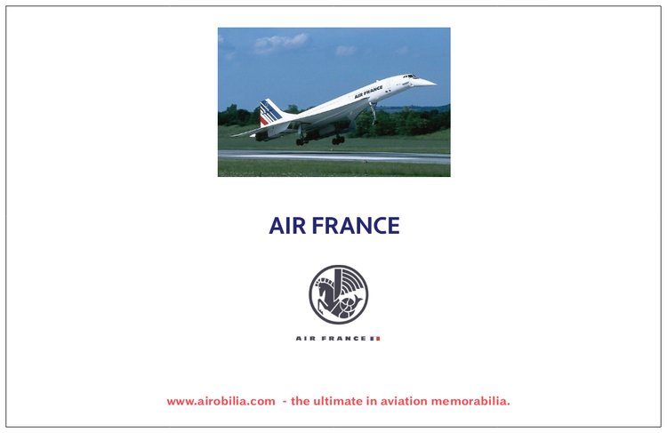 AIR FRANCE CONCORDE Birthday Card