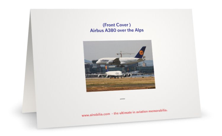Airbus A380 Birthday Card