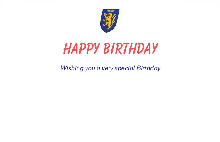 BCAL British Caledonian Airways BAC 111 Birthday Card