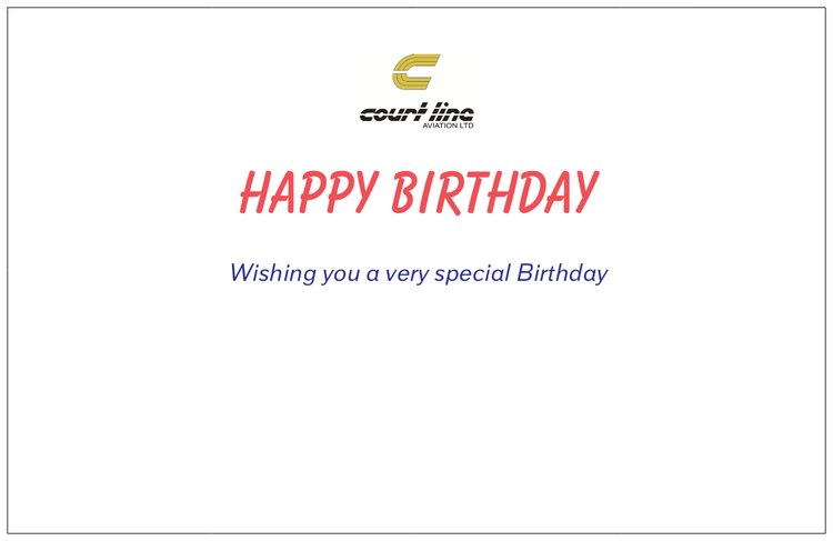 Court Line Aviation Lockheed L1011 Tristar G-BAAB Birthday Card