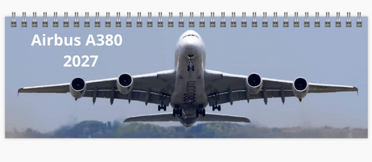AIRBUS A380 2027 Tribute Calendar DESK Calendar