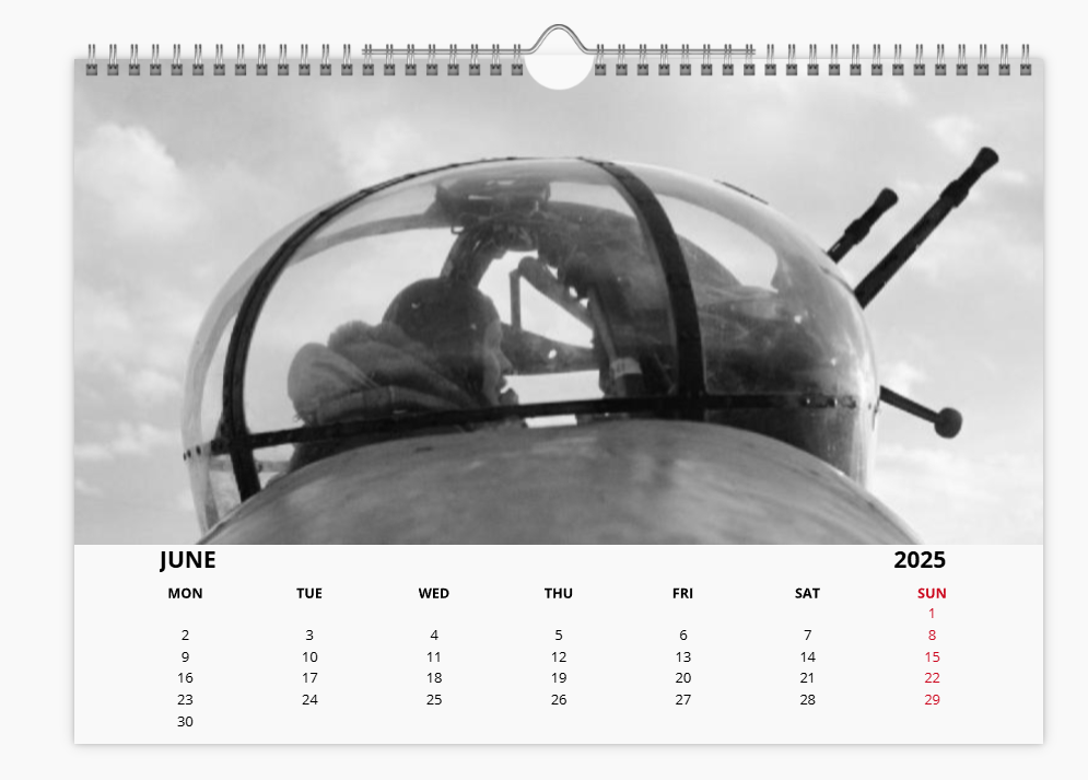 Avro Lancaster RAF Bomber 2025 Aircraft Tribute Calendar A4 WALL Calendar