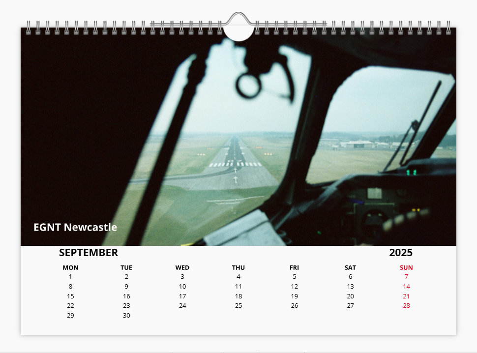 BEA BRITISH EUROPEAN AIRWAYS 2025 Tribute Calendar A4 WALL Calendar