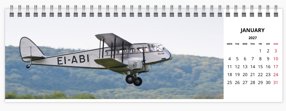 Aer Lingus 2027 Tribute Desk Calendar