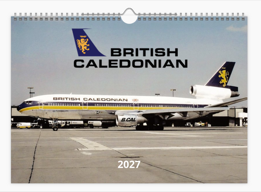 BCAL BRITISH CALEDONIAN 2025 Tribute Calendar A4 WALL Calendar
