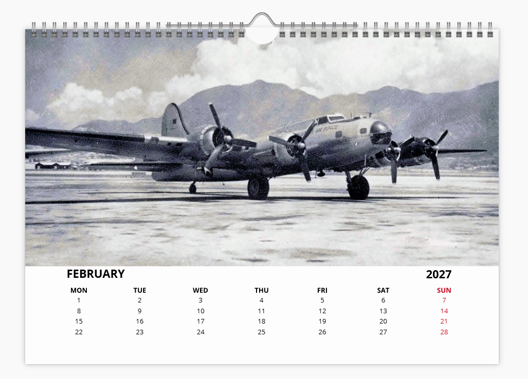HONG KONG KAI TAK AIRPORT TRIBUTE 2027 Calendar A4 WALL Calendar