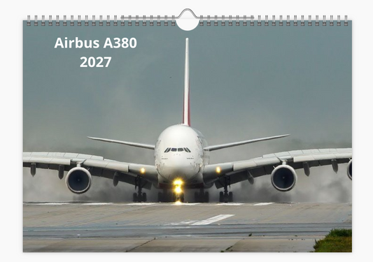 AIRBUS A380 2027 Tribute Calendar Wall Calendar A4 Landscape