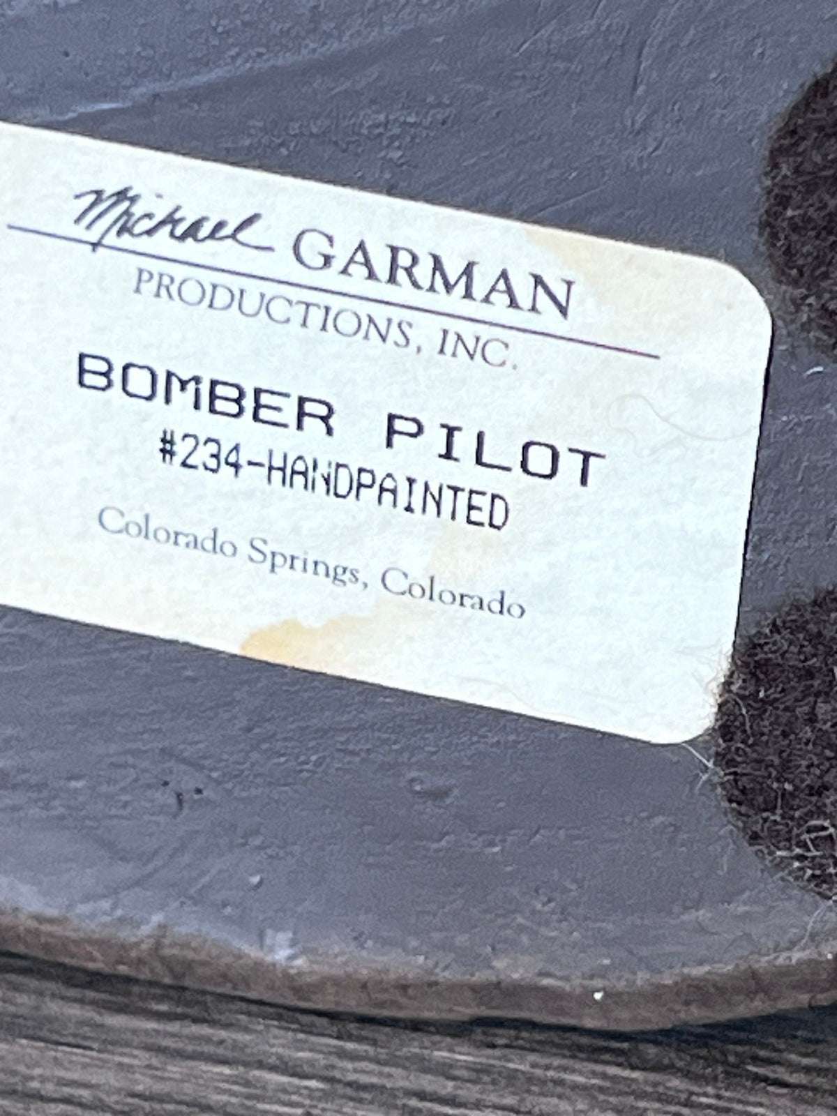 American WWII Pilot Figure GARMAN