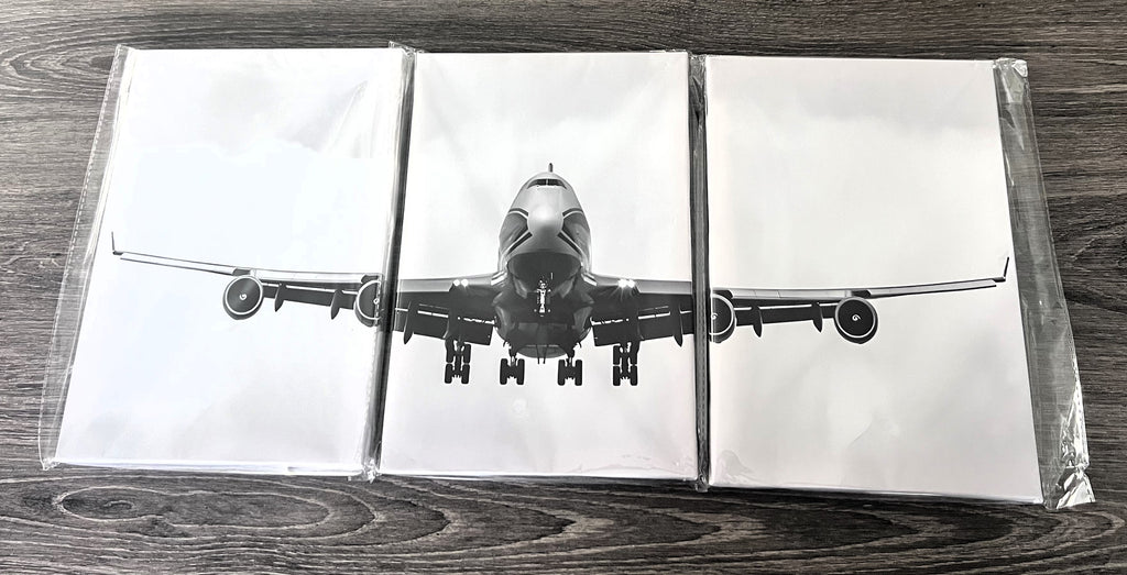 Boeing 747 Canvas Print x 3