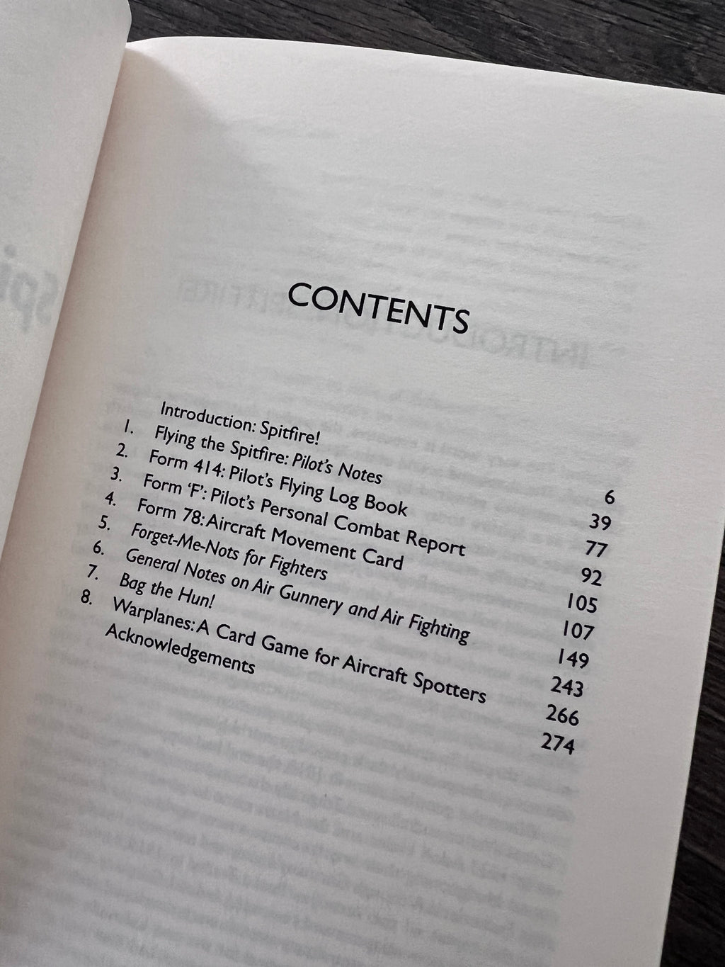 RAF Supermarine Spitfire WWII Fighter Book