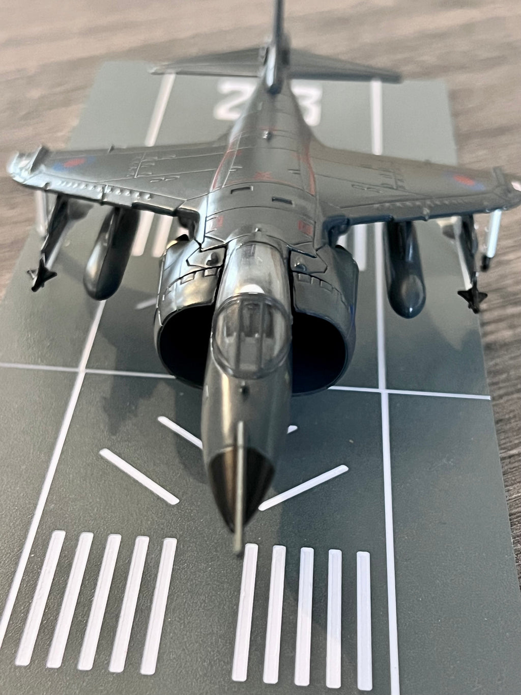 RAF HS BAC Harrier Jump Jet Fighter Model 1:72 scale