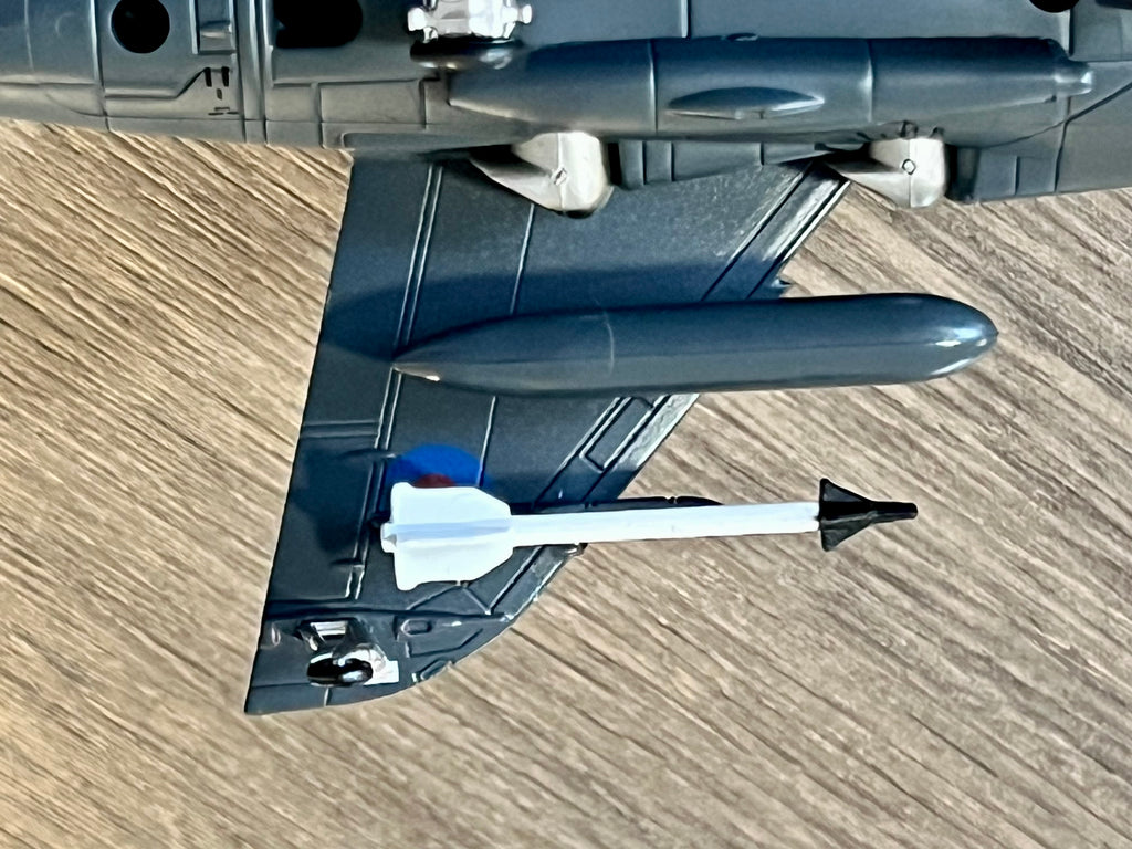 RAF HS BAC Harrier Jump Jet Fighter Model 1:72 scale