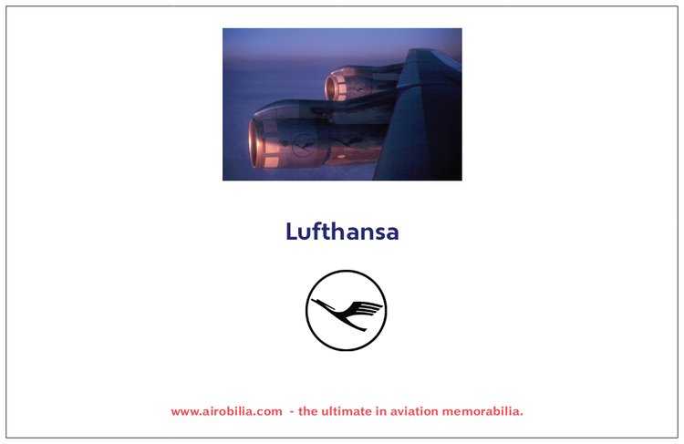 Lufthansa Boeing 707 Birthday Card