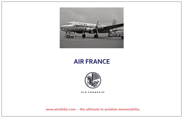 Air France Comet 4 Birthday Card