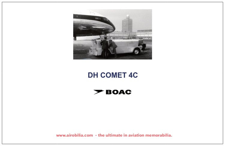 BOAC Comet 4 Birthday Card