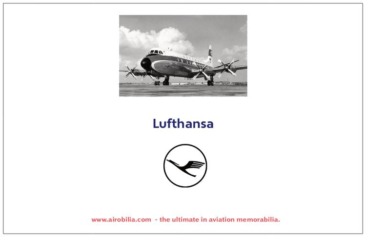 Lufthansa Boeing 737 Birthday Card