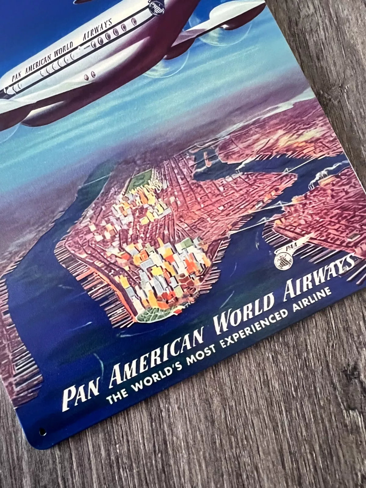 PAN AM Pan American World Airways Clipper to the Caribbean Aircraft Metal Wall Picture Plaque 30x20cm 12x8" (Copy)